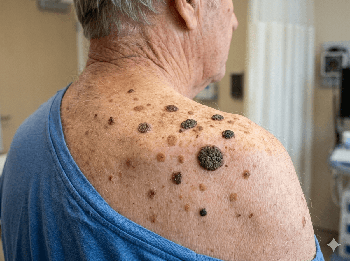 Seboreik Keratoz - Yaşlılık Beni - Cilt Hastalıkları